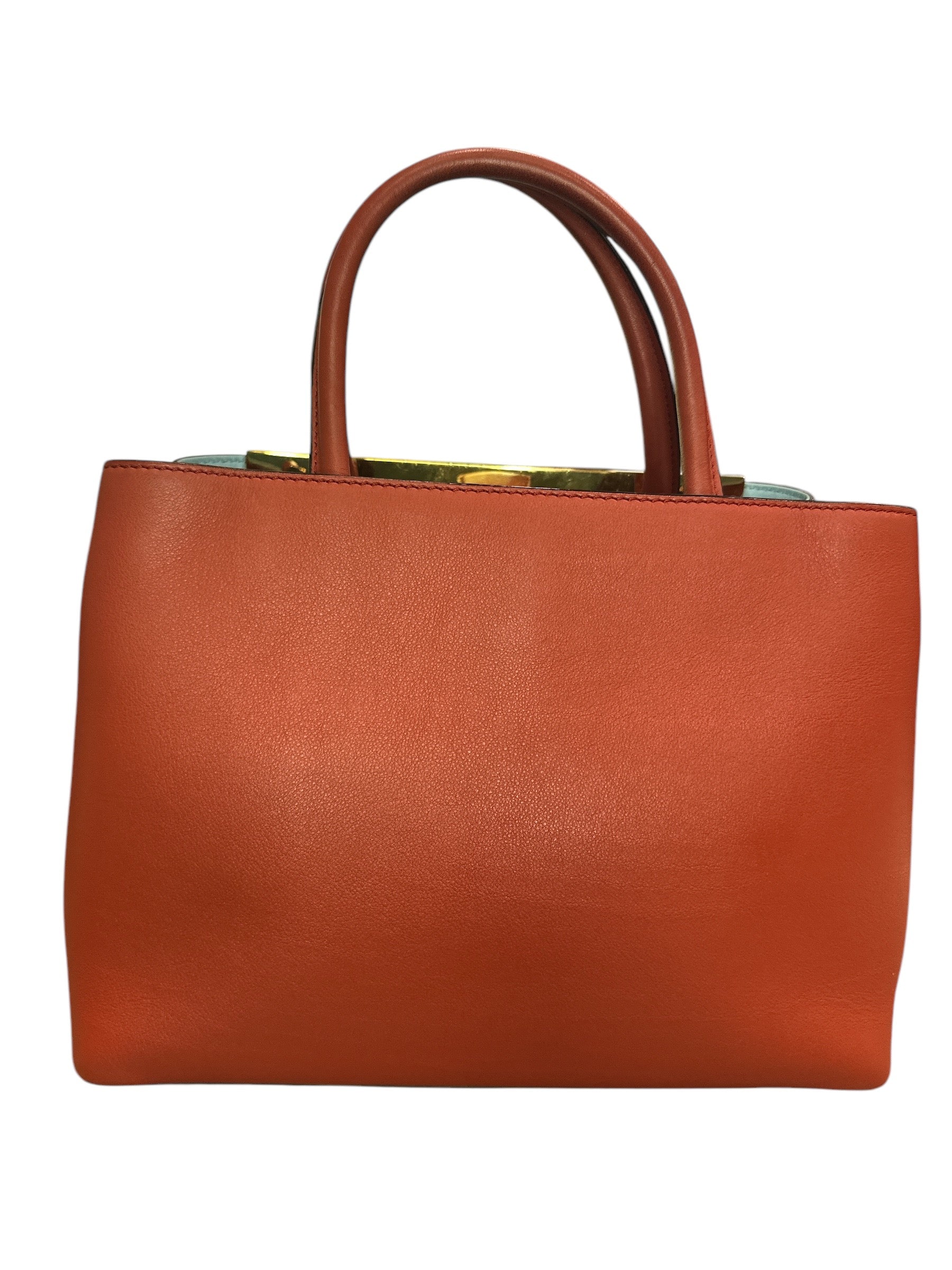 Fendi Red Leather Mini 2jours Tote - Clairely Amazing