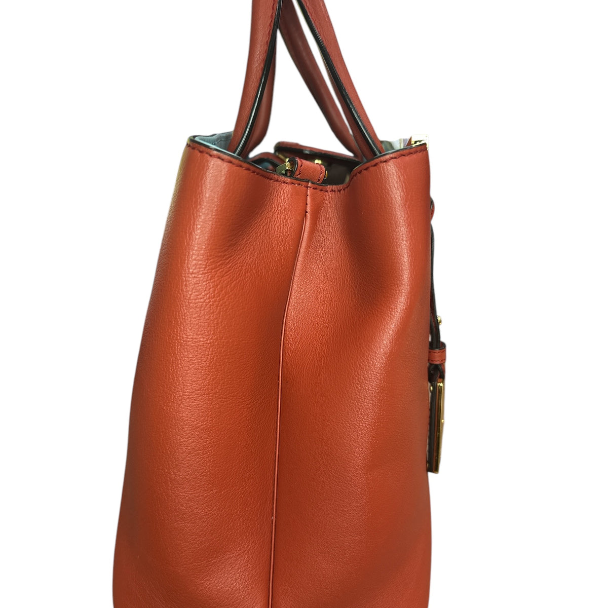 Fendi Red Leather Mini 2jours Tote - Clairely Amazing