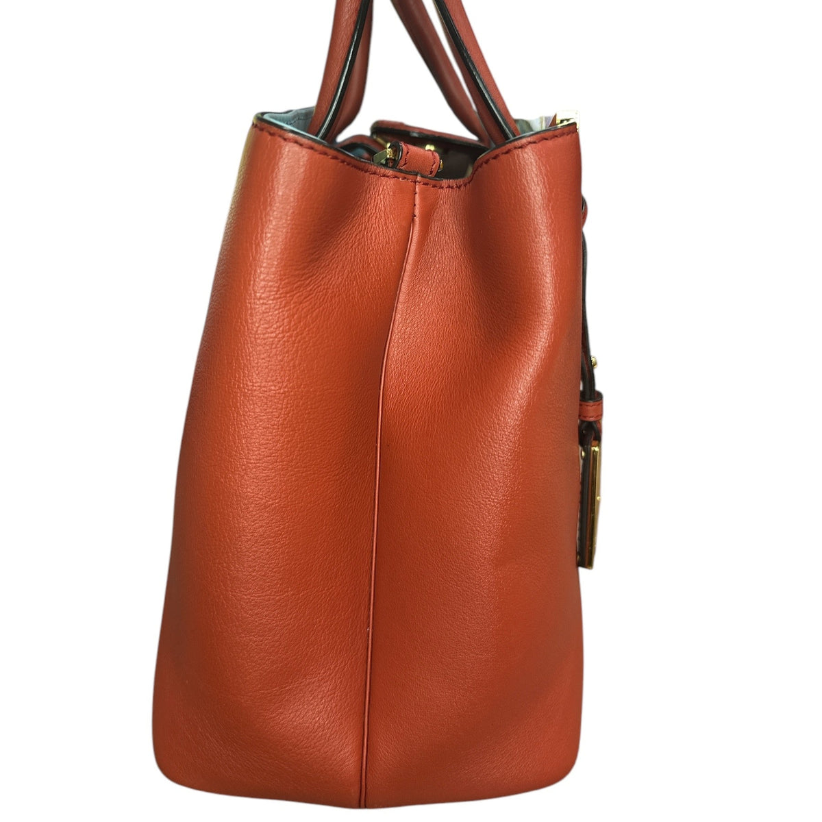 Fendi Red Leather Mini 2jours Tote - Clairely Amazing