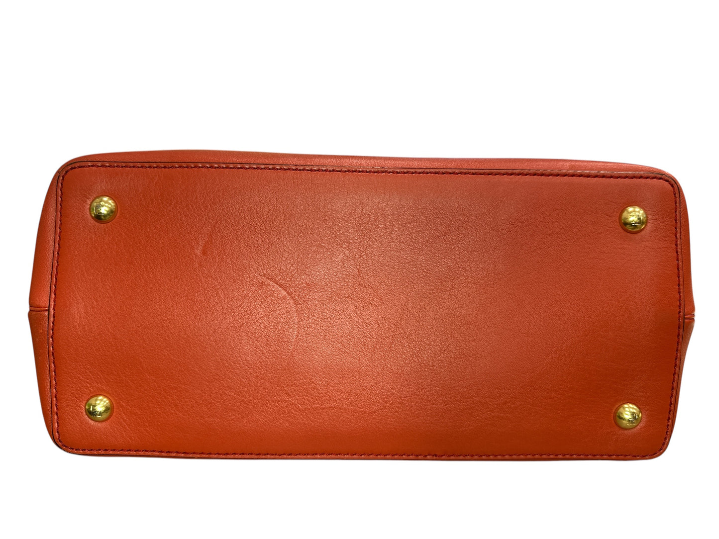 Fendi Red Leather Mini 2jours Tote - Clairely Amazing