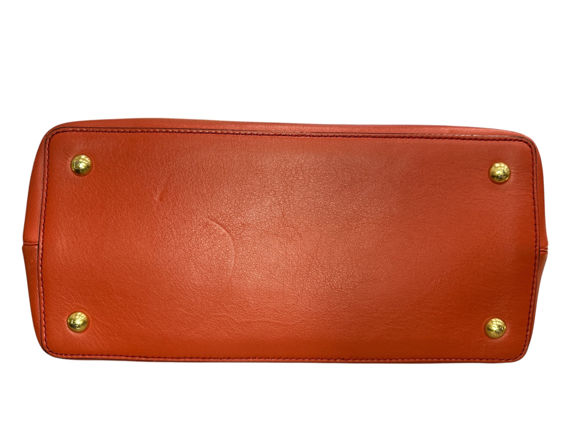 Fendi Red Leather Mini 2jours Tote - Clairely Amazing