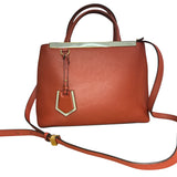 Fendi Red Leather Mini 2jours Tote - Clairely Amazing