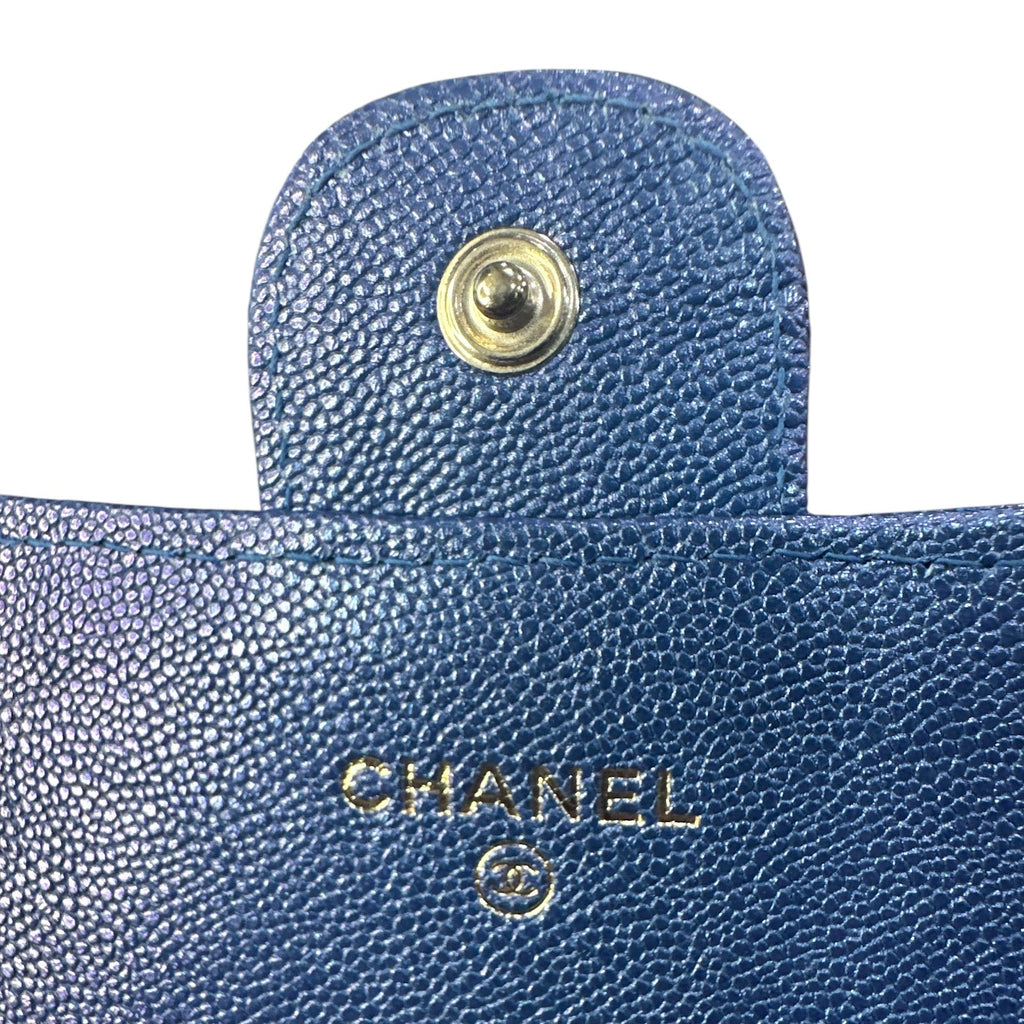Chanel Classic Single Flap Iridescent Wallet on Chain - Clairely Amazing