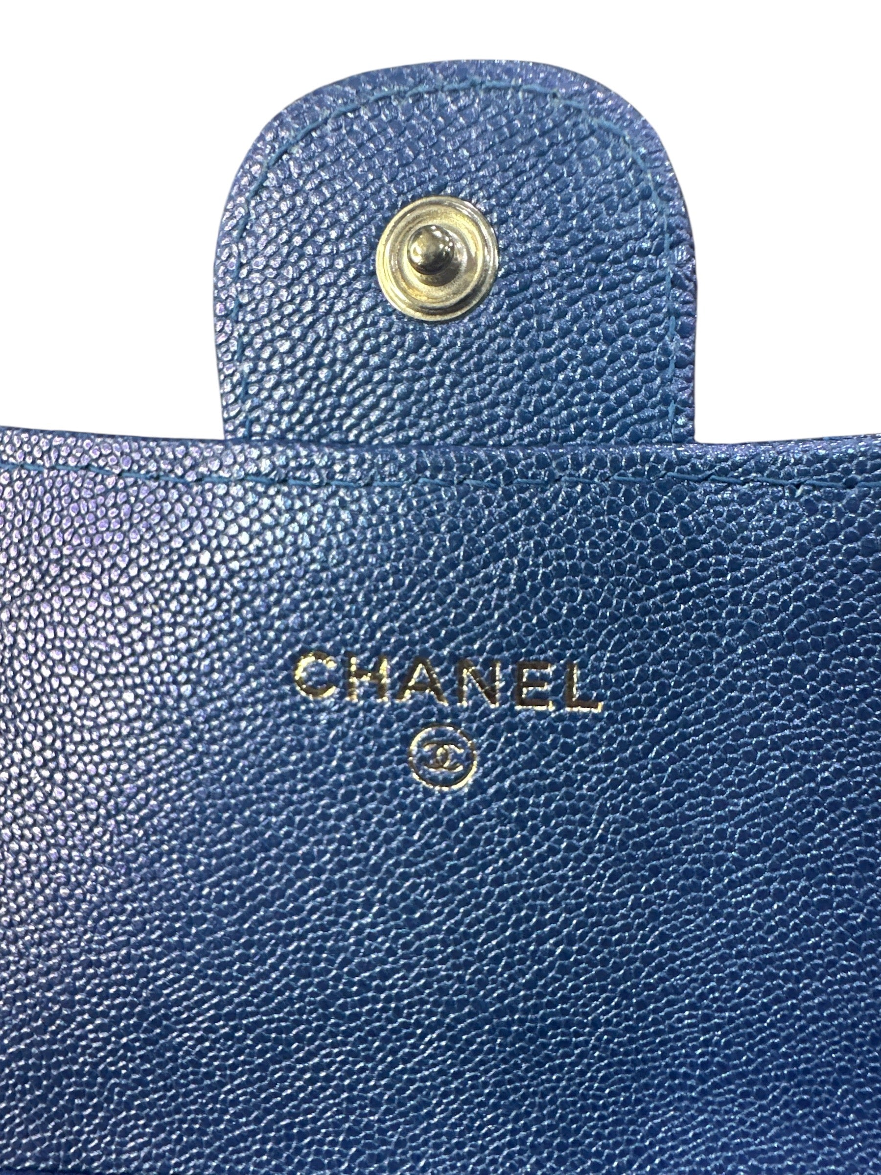 Chanel Classic Single Flap Iridescent Wallet on Chain - Clairely Amazing