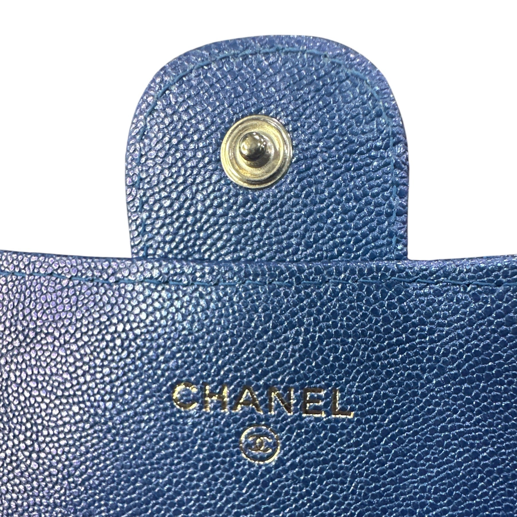 Chanel Classic Single Flap Iridescent Wallet on Chain - Clairely Amazing