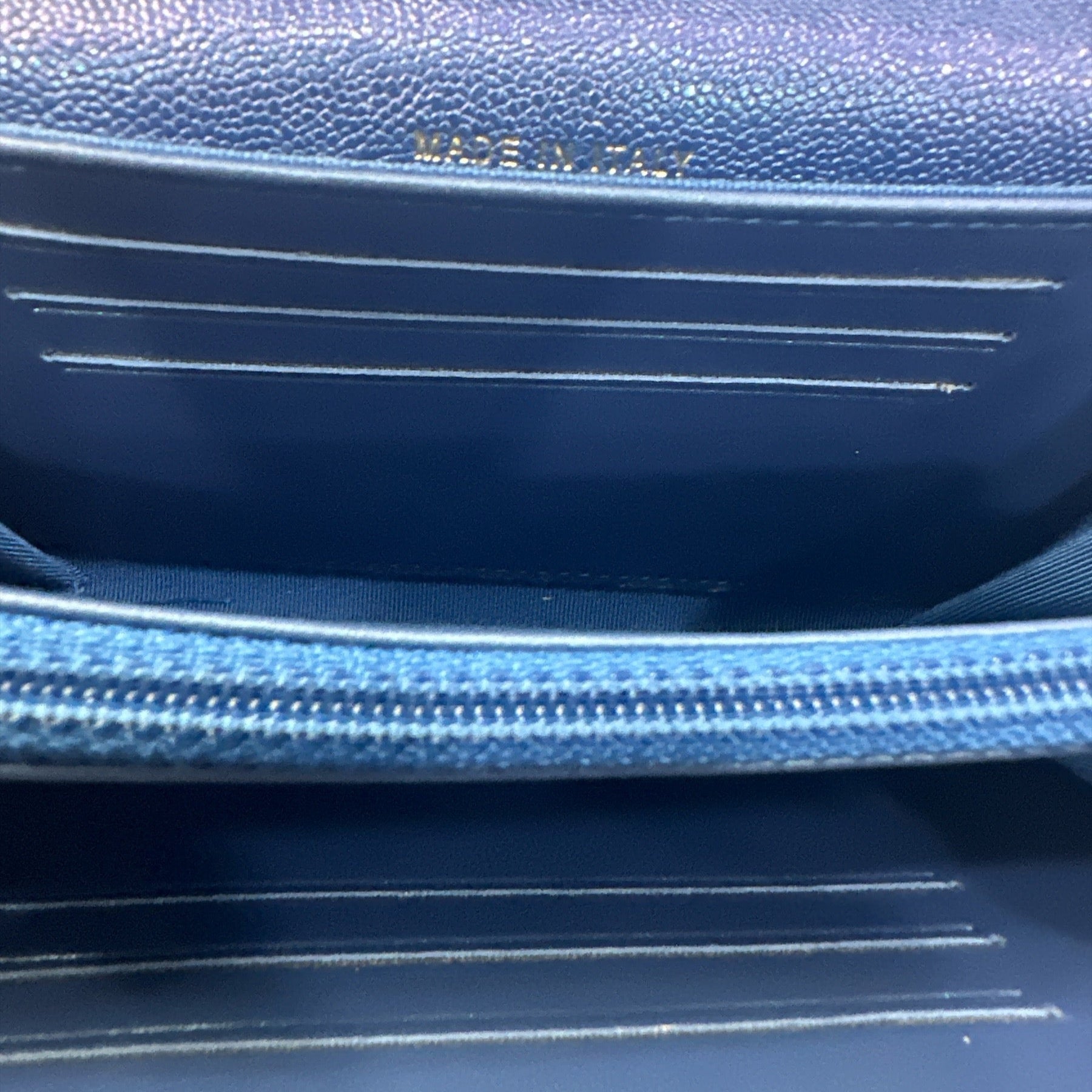 Chanel Classic Single Flap Iridescent Wallet on Chain - Clairely Amazing