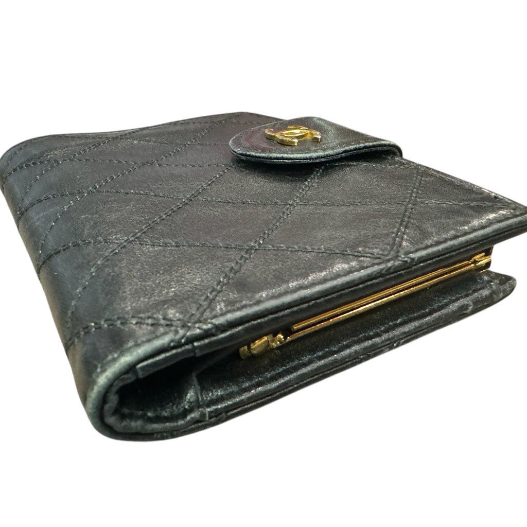 Chanel Black Bifold Wallet - Clairely Amazing