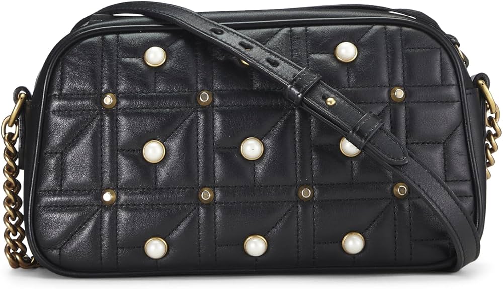 Gucci  Calfskin Matelasse Studded Small Pearly