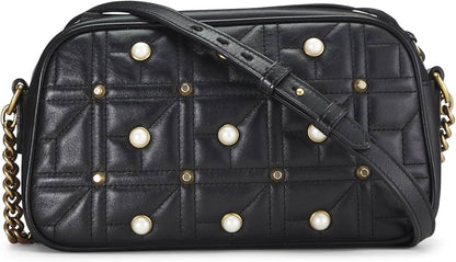 Gucci  Calfskin Matelasse Studded Small Pearly