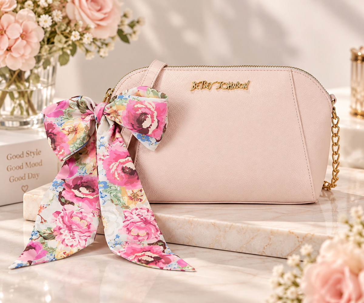 Authentic Betsey Johnson XO Anaya Crossbody – Blush Pink 🌸
