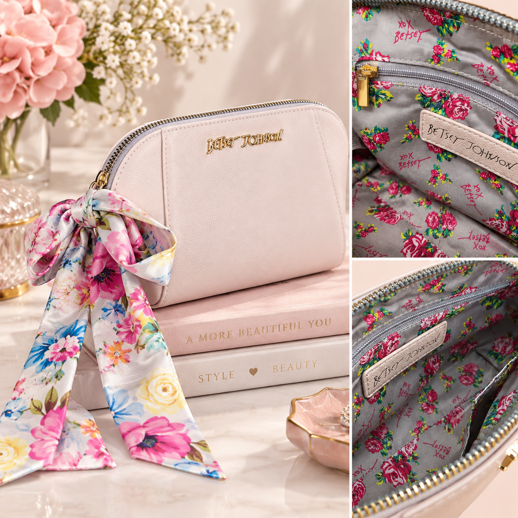 Authentic Betsey Johnson XO Anaya Crossbody – Blush Pink 🌸