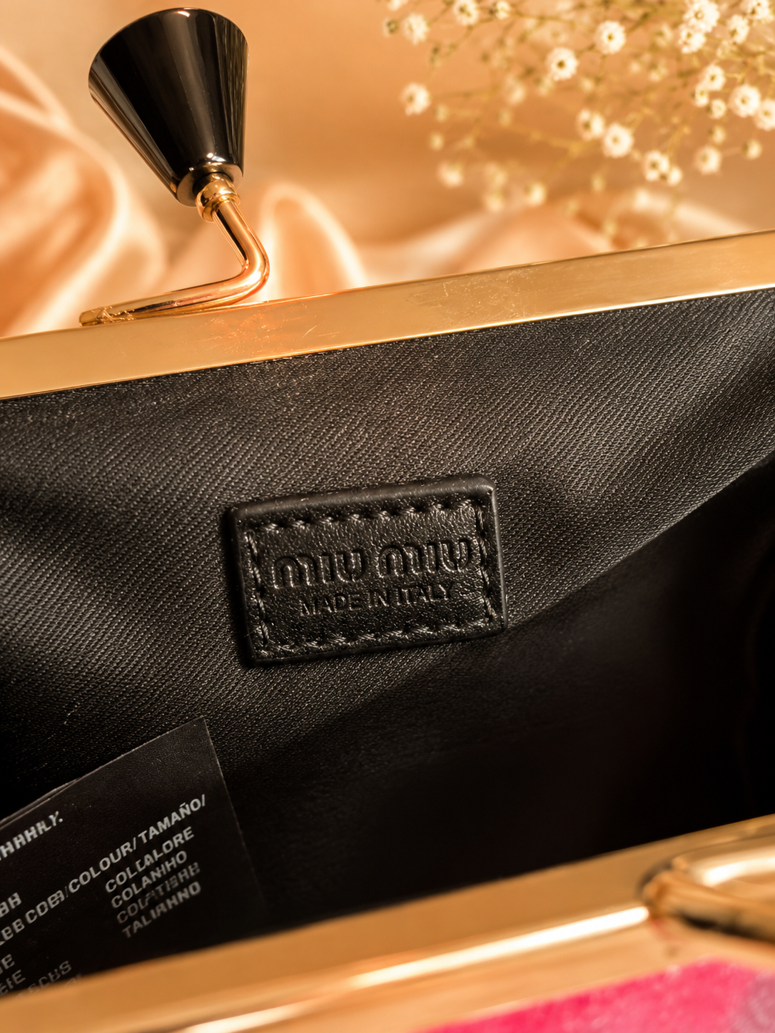 Miu Miu Pink Velvet Cosmetic & Coin Pouch | GWP Edition Mini Clutch