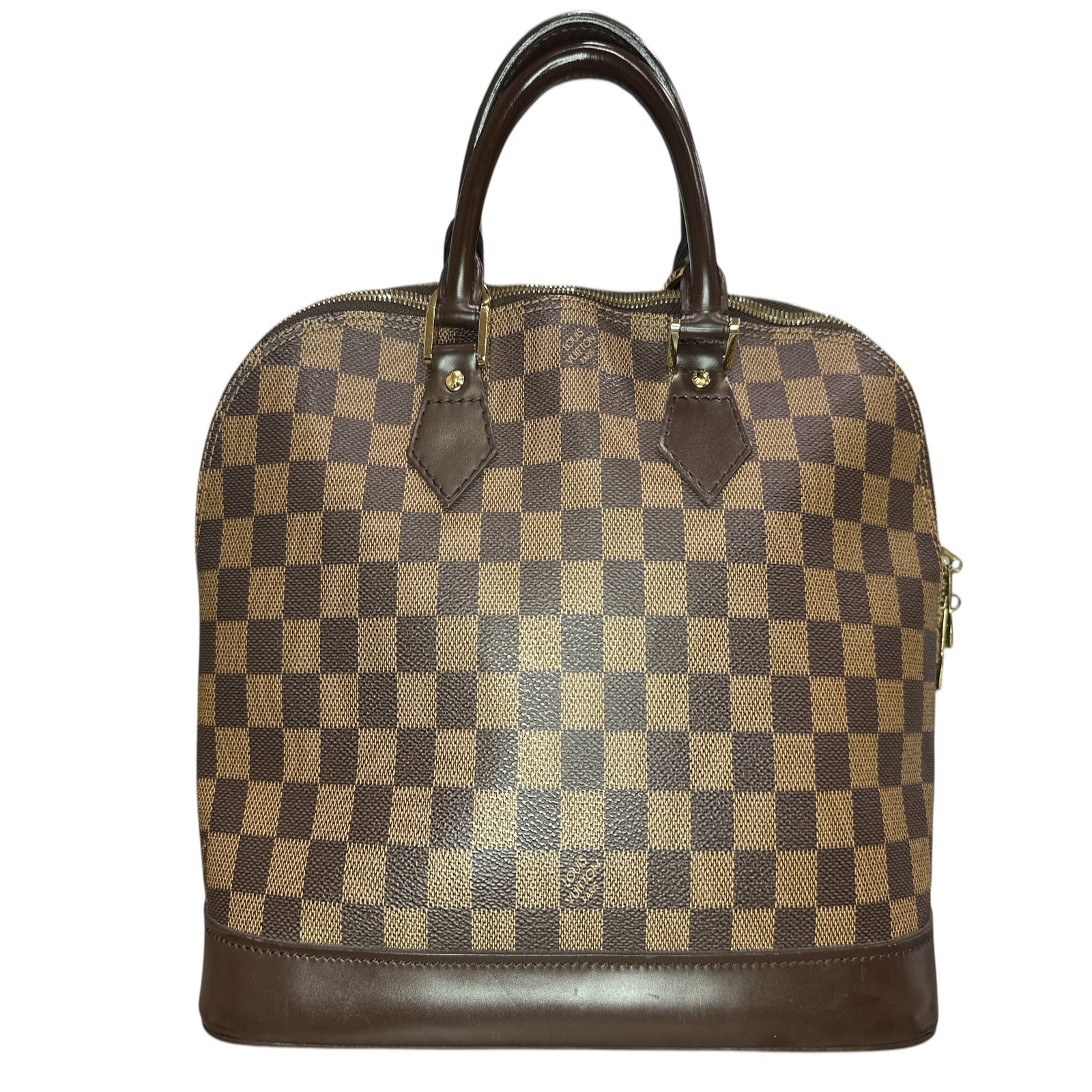 LOUIS VUITTON Damier Ebene Alma MM Bag - Clairely Amazing