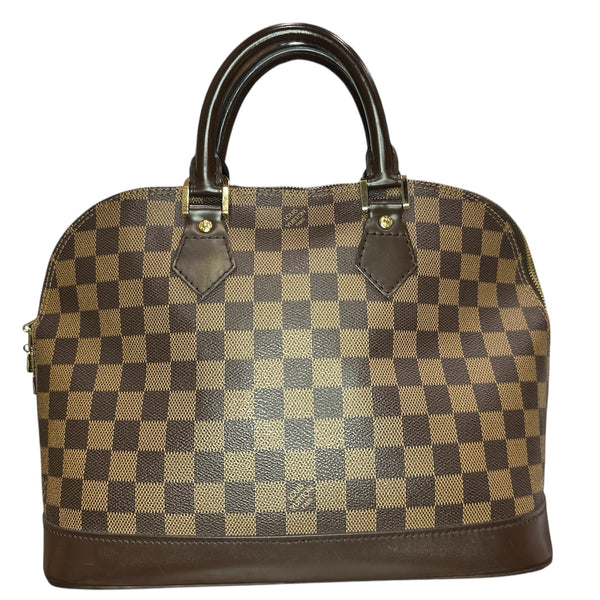 LOUIS VUITTON Damier Ebene Alma MM Bag - Clairely Amazing