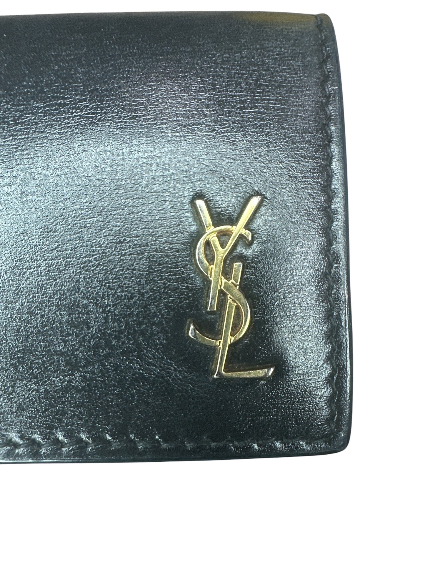 YSL trifold Black Wallet - Clairely Amazing