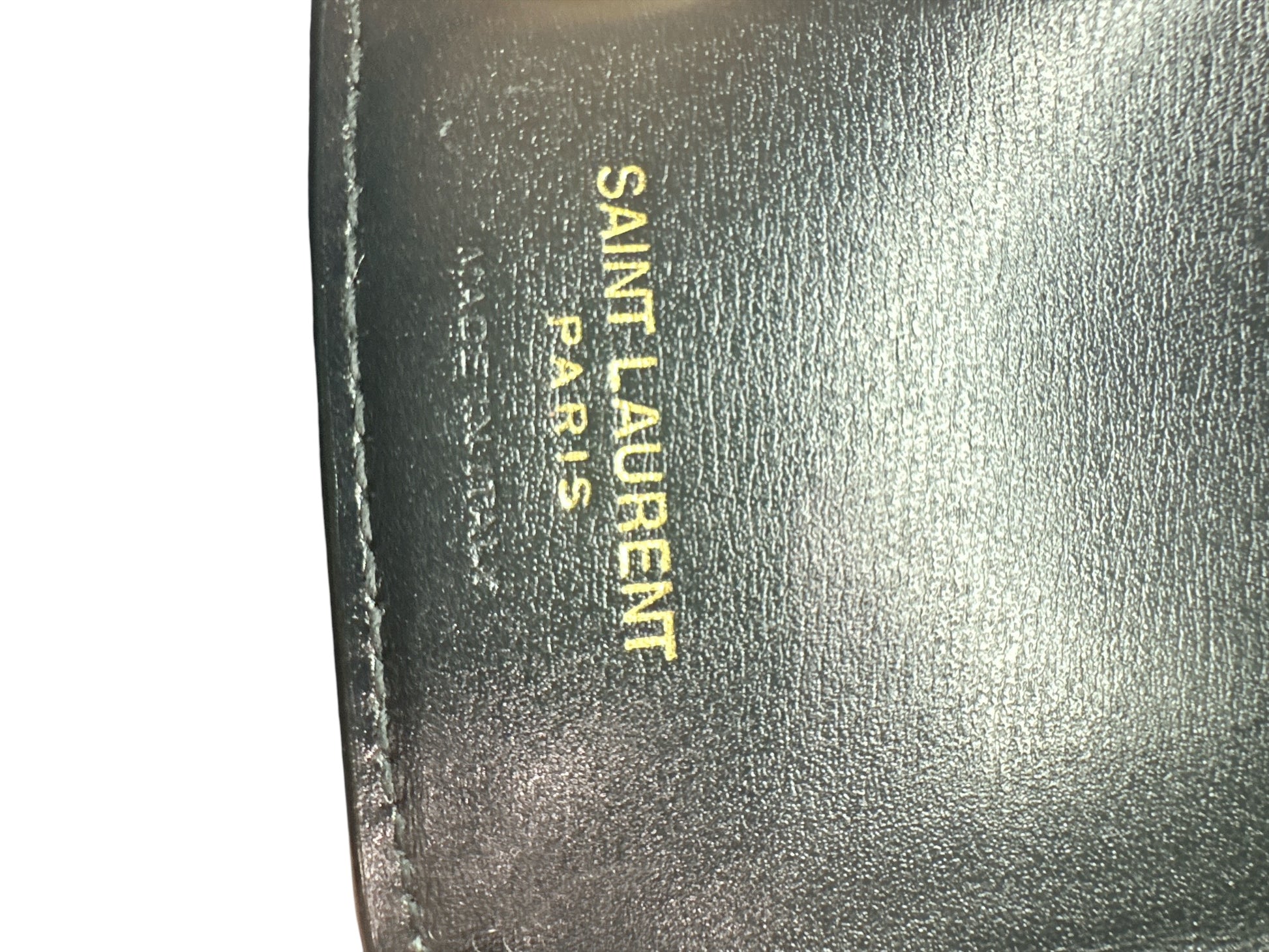 YSL trifold Black Wallet - Clairely Amazing
