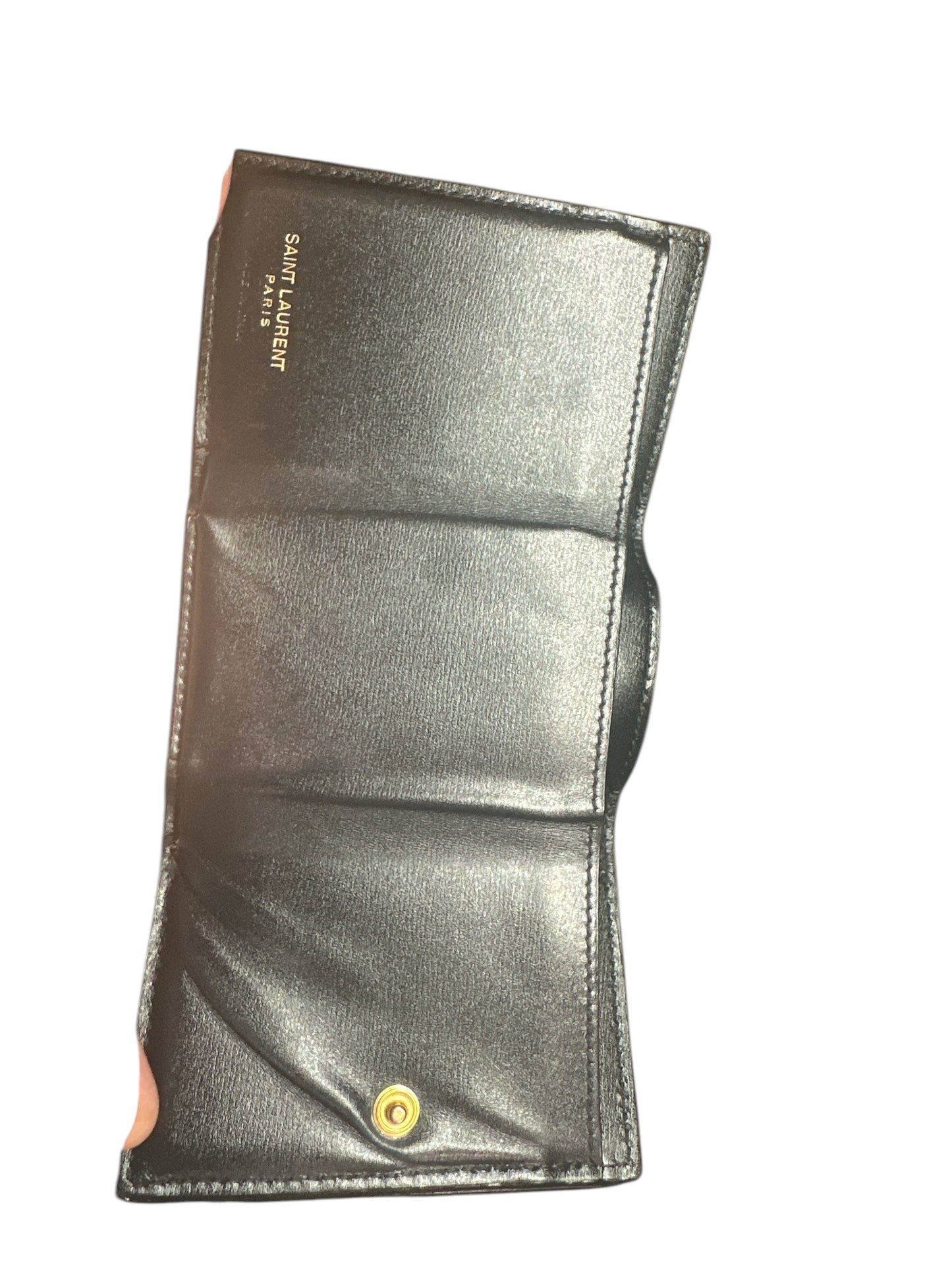 YSL trifold Black Wallet - Clairely Amazing
