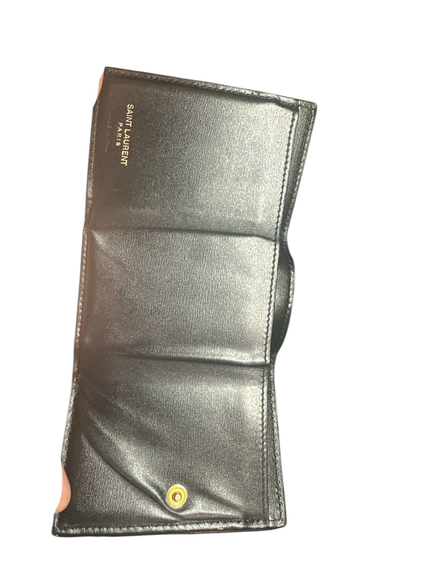 YSL trifold Black Wallet - Clairely Amazing