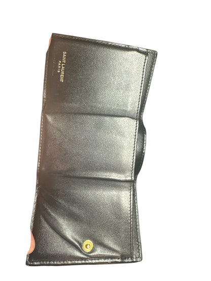 YSL trifold Black Wallet - Clairely Amazing