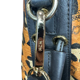 MCM Visetos Leopard Print Leather Satchel - Clairely Amazing