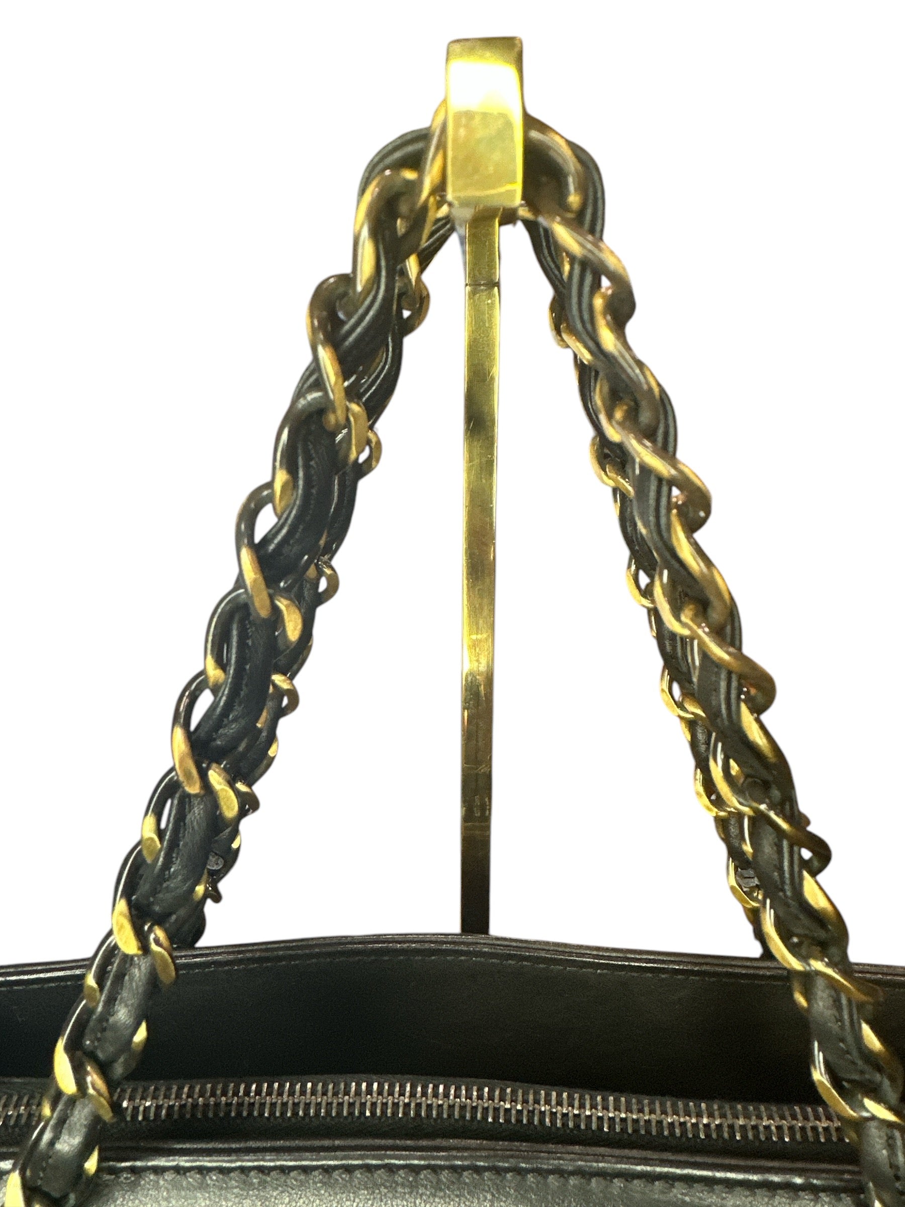 Chanel  Caviar CC Shopper Tote Black - Clairely Amazing