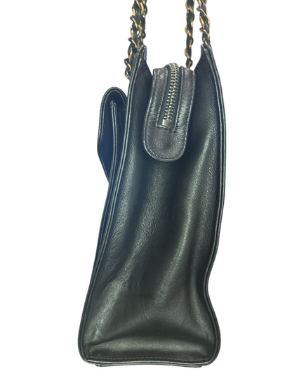 Chanel  Caviar CC Shopper Tote Black - Clairely Amazing