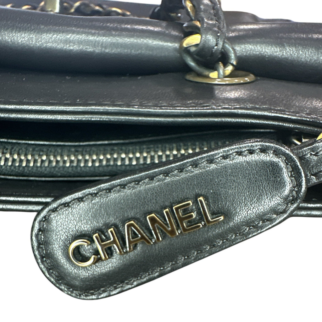 Chanel  Caviar CC Shopper Tote Black - Clairely Amazing