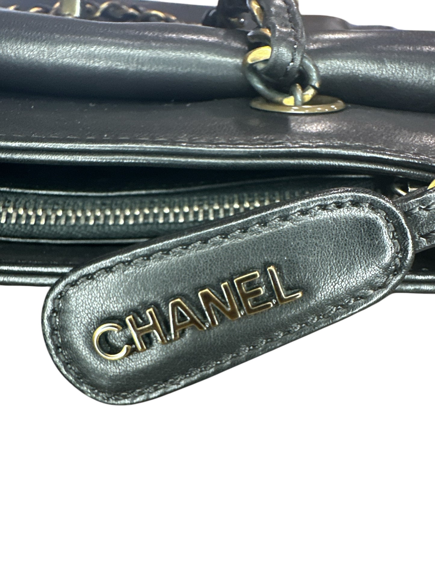 Chanel  Caviar CC Shopper Tote Black - Clairely Amazing
