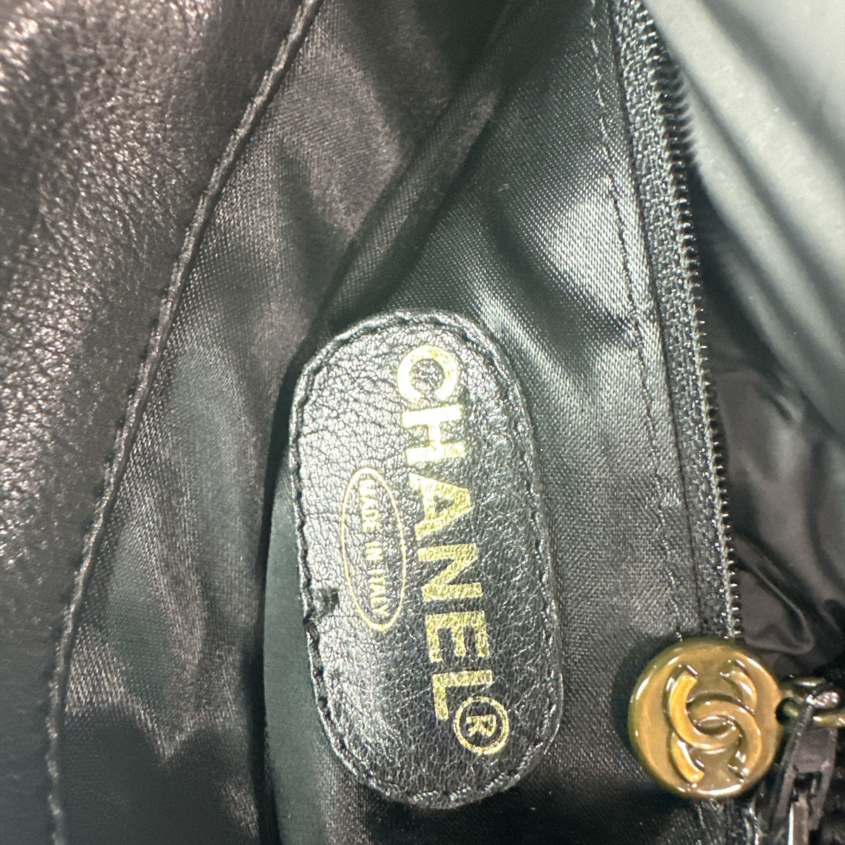 Chanel  Caviar CC Shopper Tote Black - Clairely Amazing