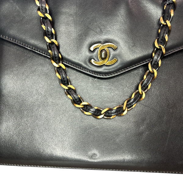 Chanel  Caviar CC Shopper Tote Black - Clairely Amazing