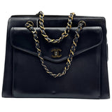 Chanel  Caviar CC Shopper Tote Black - Clairely Amazing