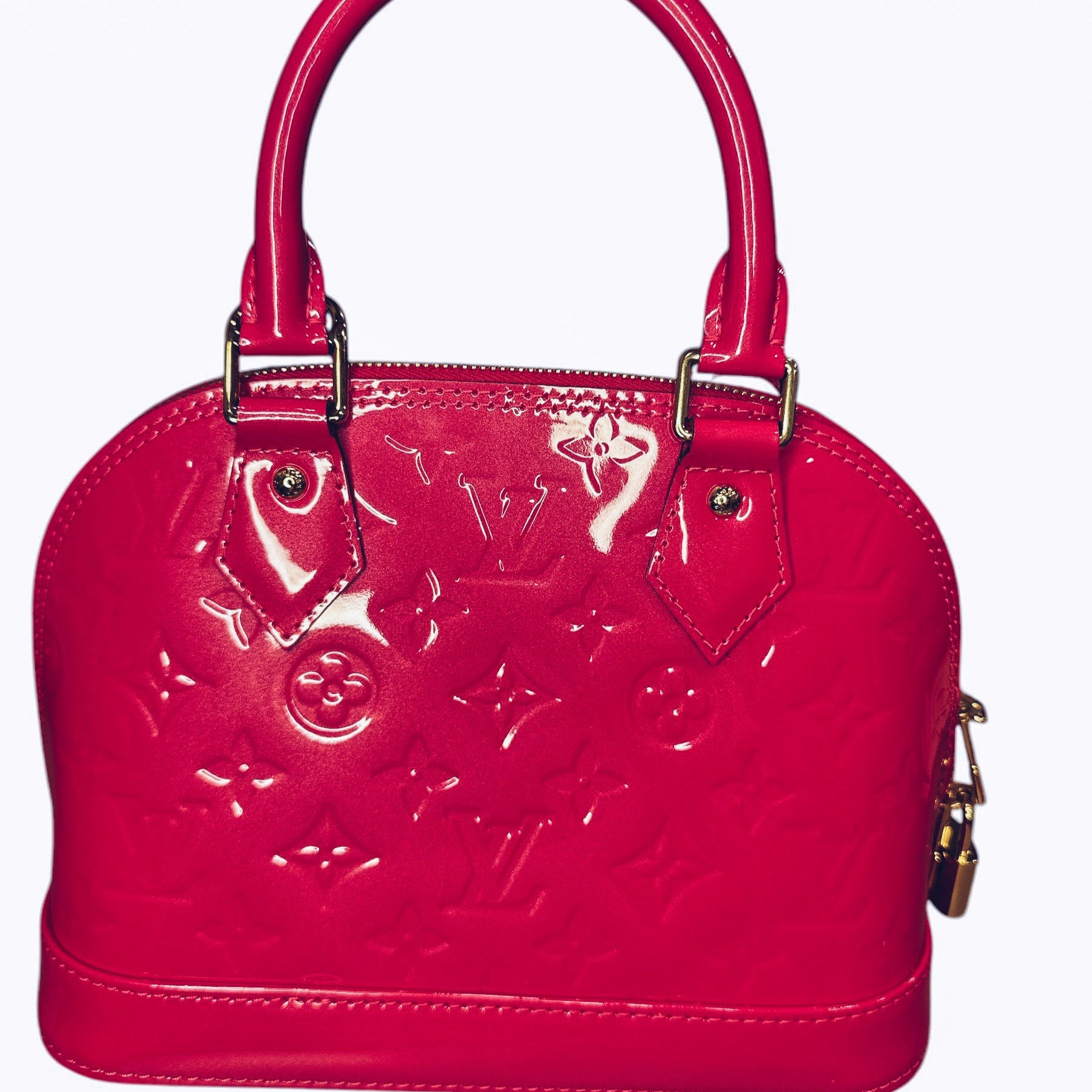 Louis Vuitton  Vernis Alma BB Hot Pink FULL SET - Clairely Amazing
