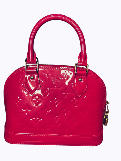 Louis Vuitton  Vernis Alma BB Hot Pink FULL SET - Clairely Amazing
