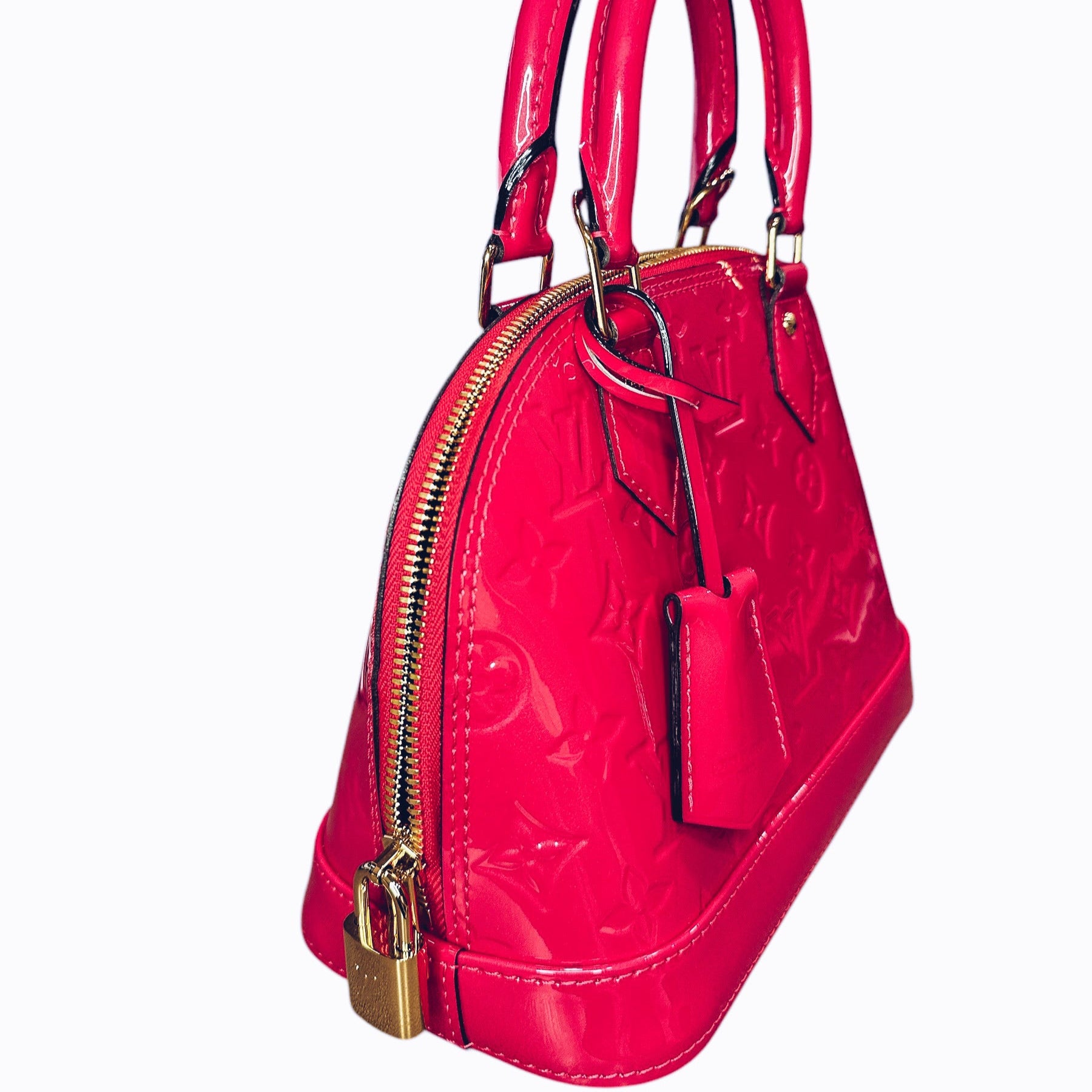 Louis Vuitton  Vernis Alma BB Hot Pink FULL SET - Clairely Amazing