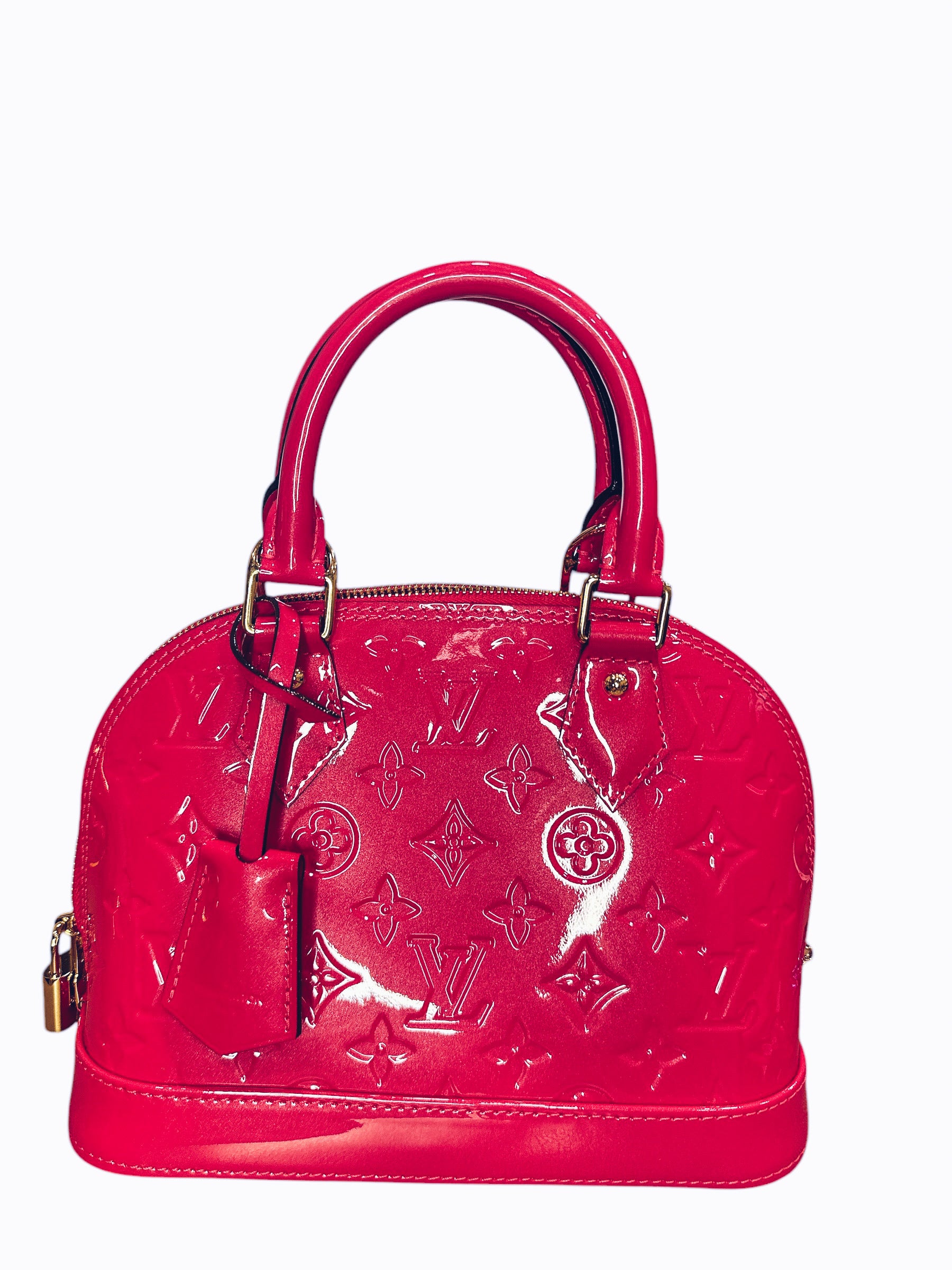 Louis Vuitton  Vernis Alma BB Hot Pink FULL SET - Clairely Amazing
