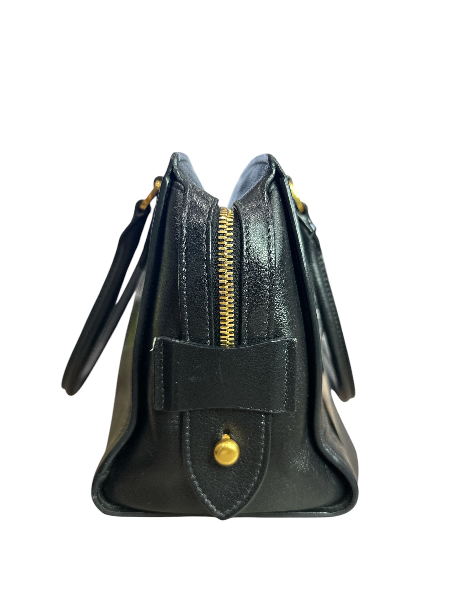 Prada Black Saffiano Leather Small Top Handle Crossbody Bag - Clairely Amazing
