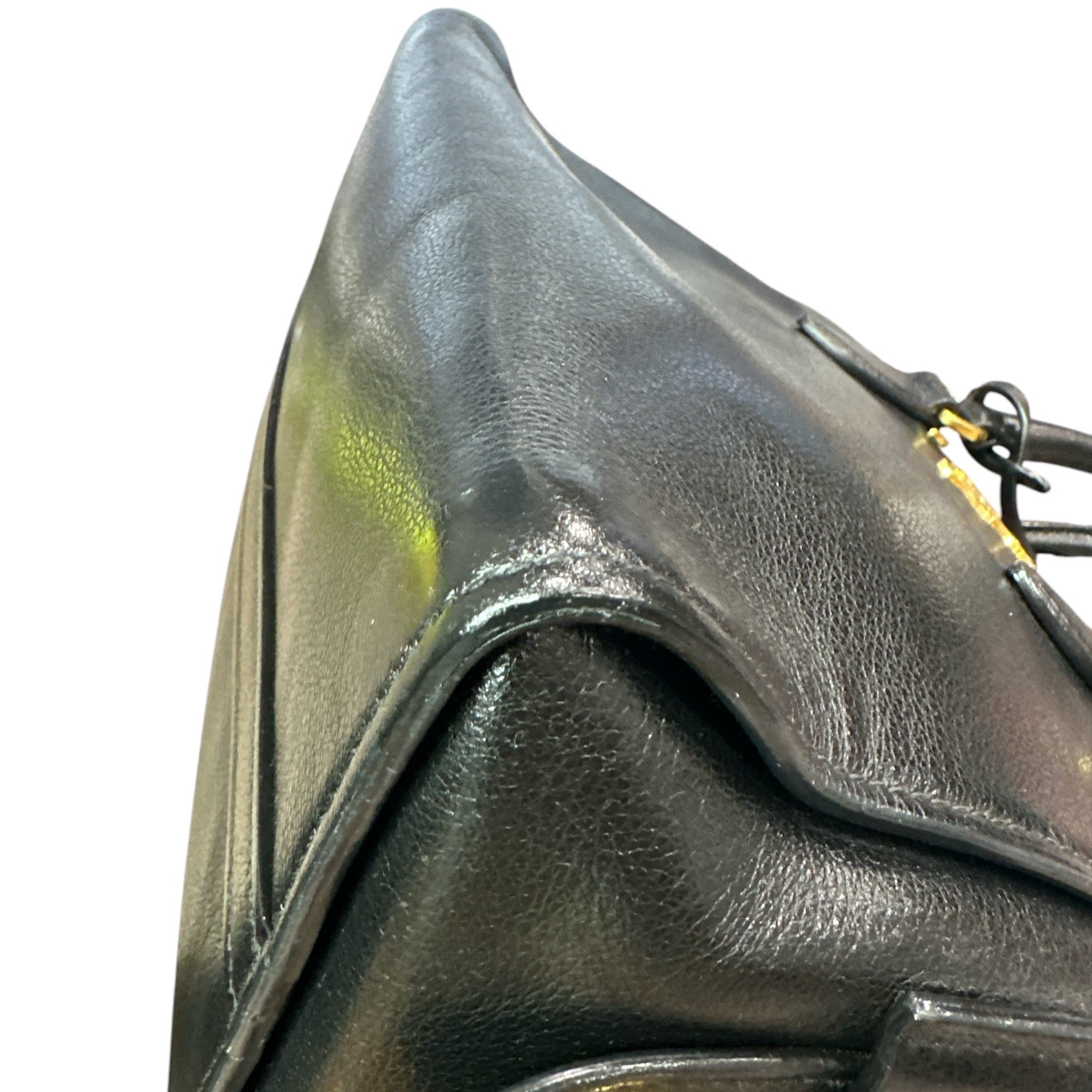 Prada Black Saffiano Leather Small Top Handle Crossbody Bag - Clairely Amazing