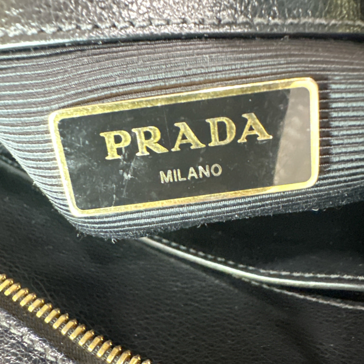 Prada Black Saffiano Leather Small Top Handle Crossbody Bag - Clairely Amazing