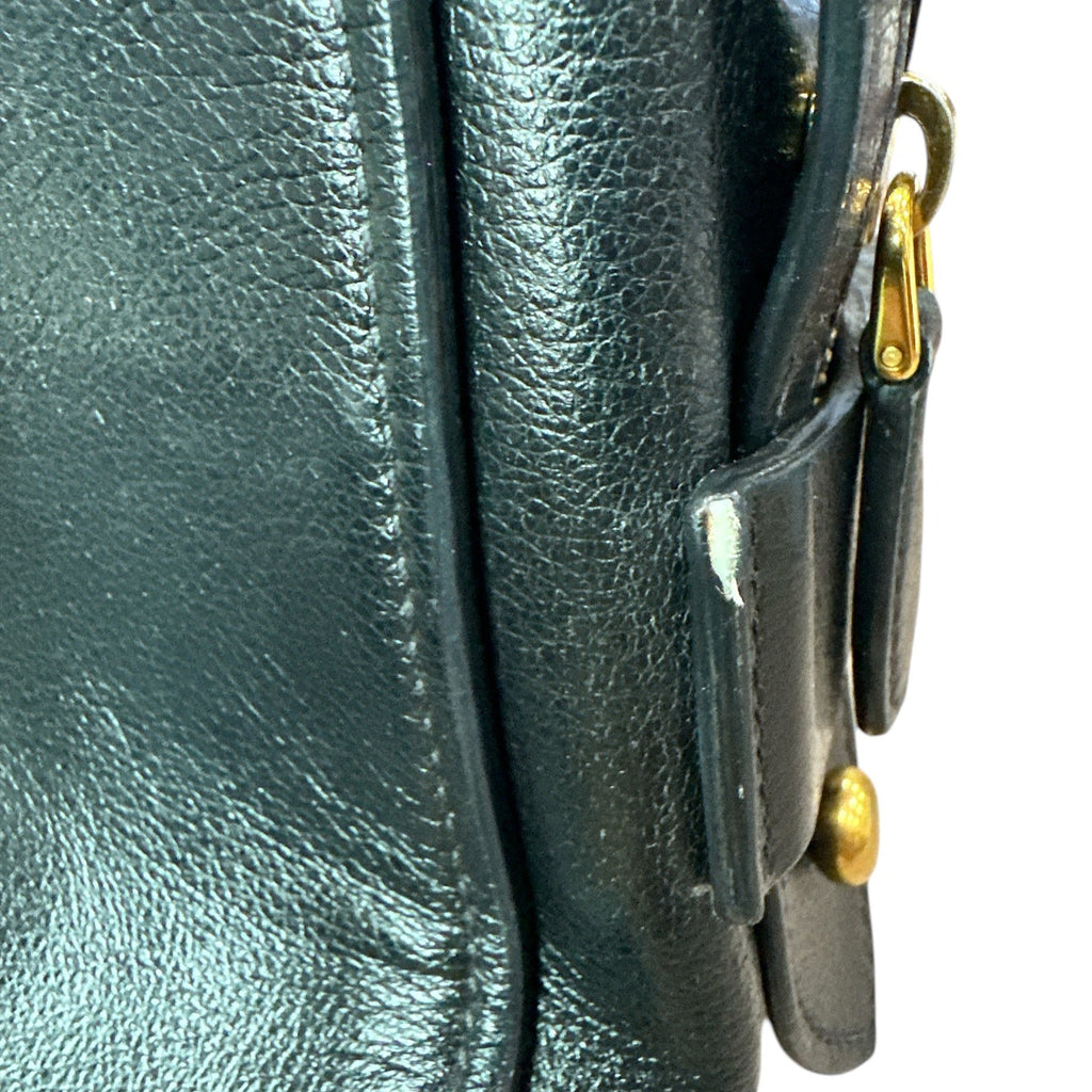 Prada Black Saffiano Leather Small Top Handle Crossbody Bag - Clairely Amazing