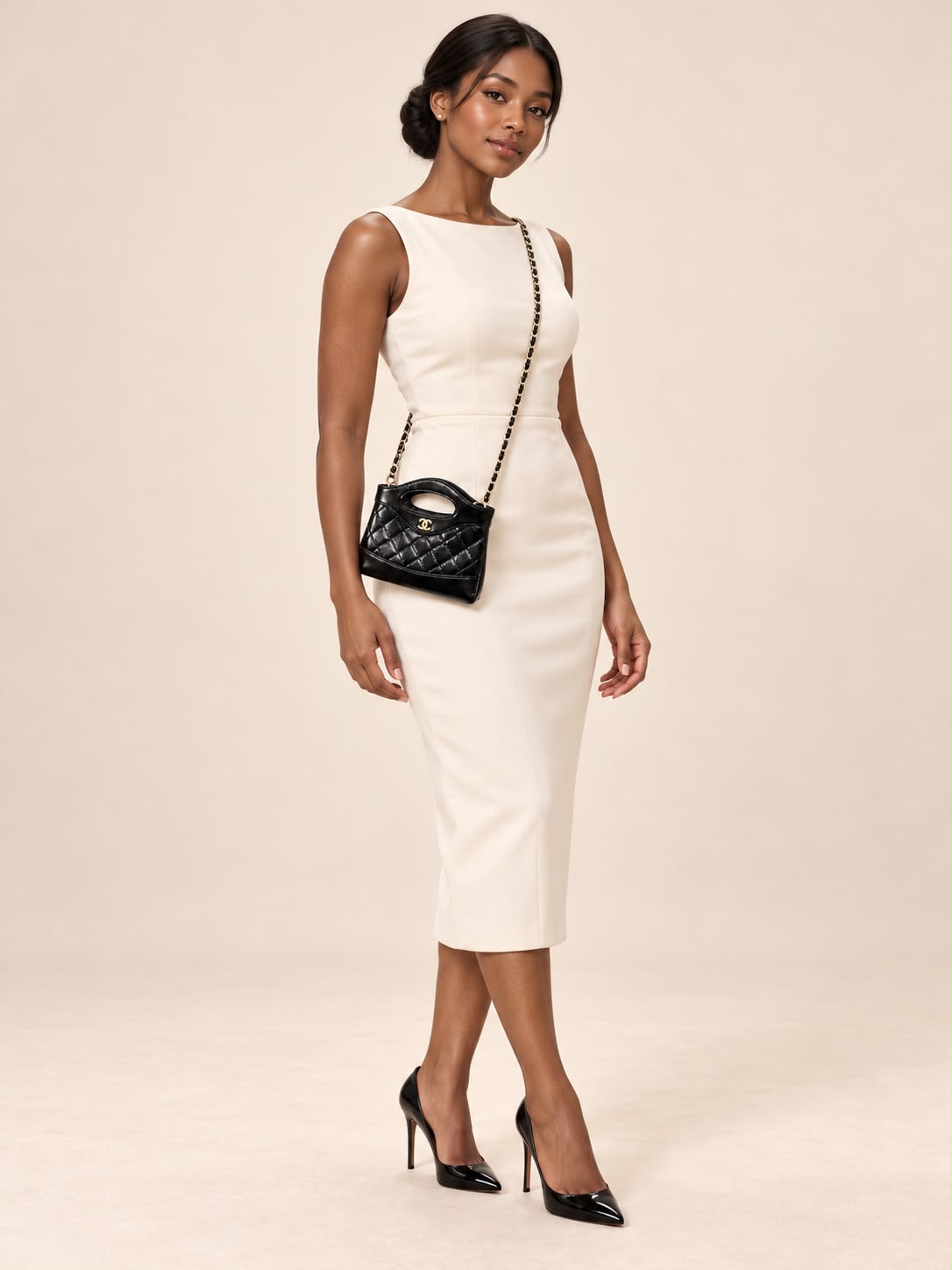 CHANEL GWP MINI NANO BAG | BLACK OR WHITE | QUILTED CHAIN CROSSBODY