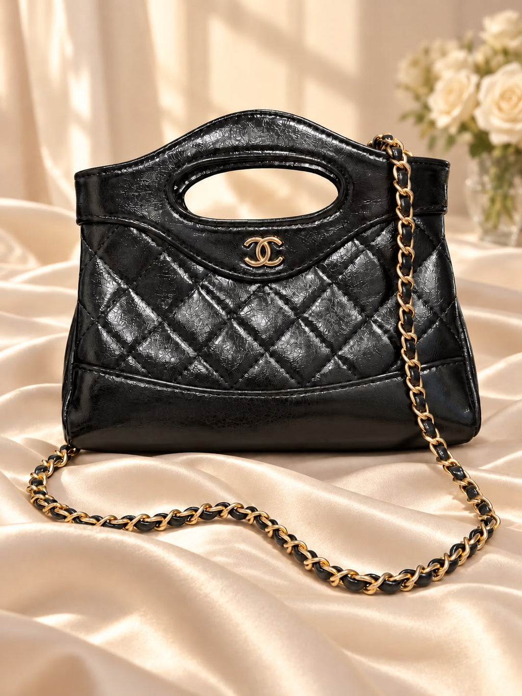 CHANEL GWP MINI NANO BAG | BLACK OR WHITE | QUILTED CHAIN CROSSBODY