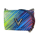 Louis Vuitton Epi Tropical Twist Shoulder Bag MM Vert Rouge - Clairely Amazing