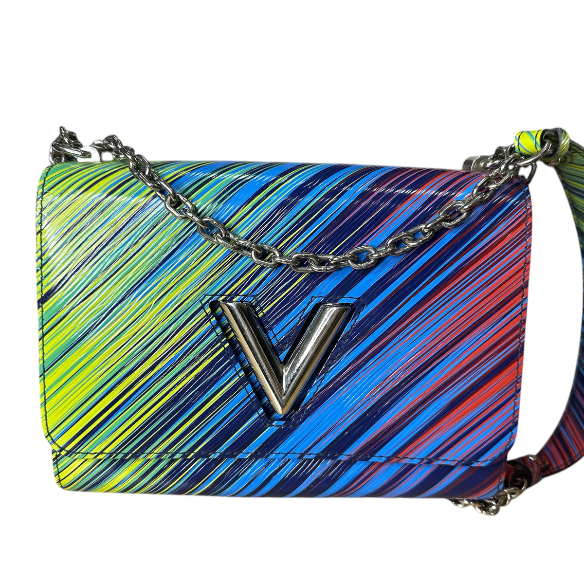 Louis Vuitton Epi Tropical Twist Shoulder Bag MM Vert Rouge - Clairely Amazing