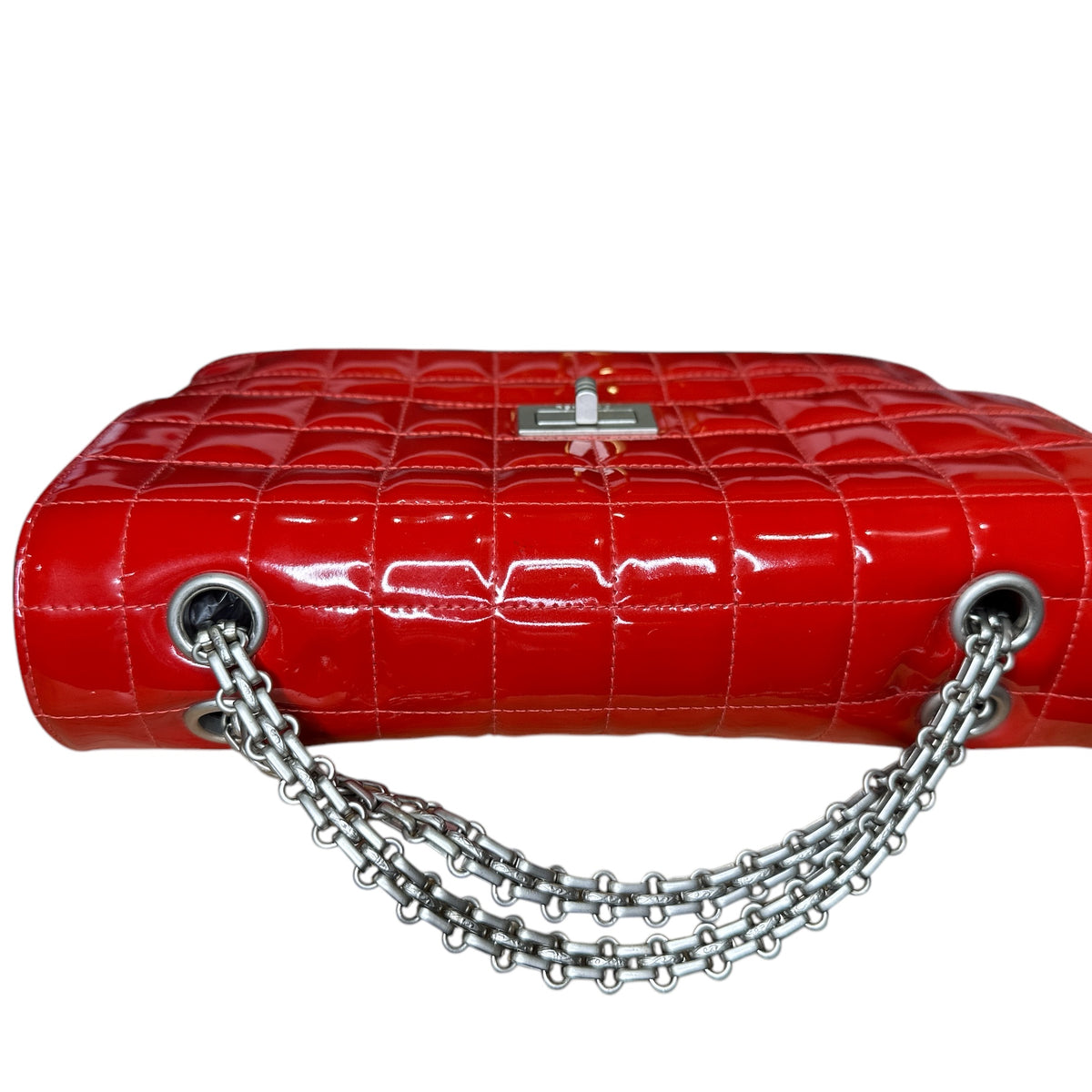 Chanel 2.55 Shoulder Bag in Red Patent Leather - Clairely Amazing