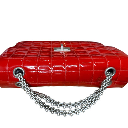 Chanel 2.55 Shoulder Bag in Red Patent Leather - Clairely Amazing