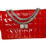 Chanel 2.55 Shoulder Bag in Red Patent Leather - Clairely Amazing