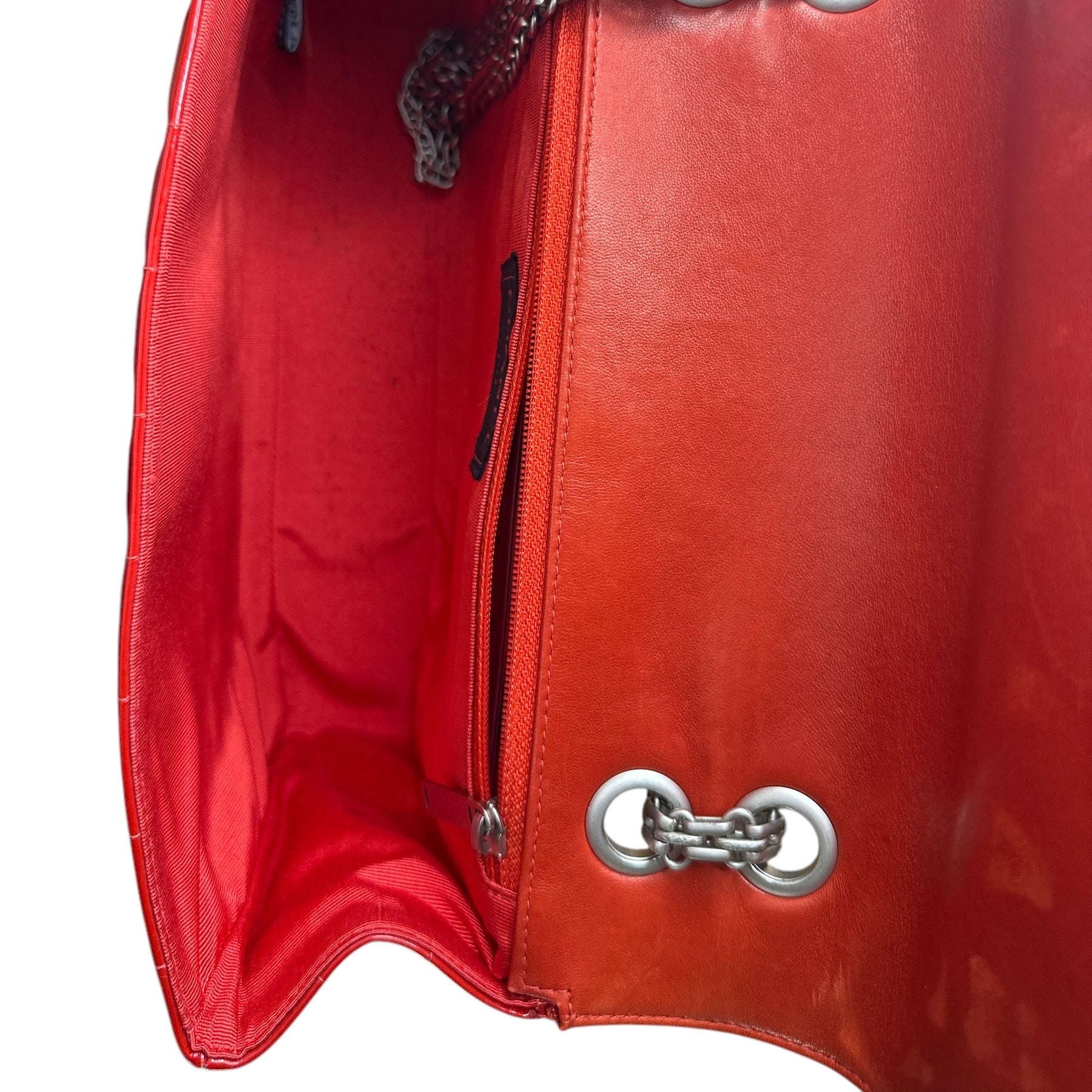 Chanel 2.55 Shoulder Bag in Red Patent Leather - Clairely Amazing