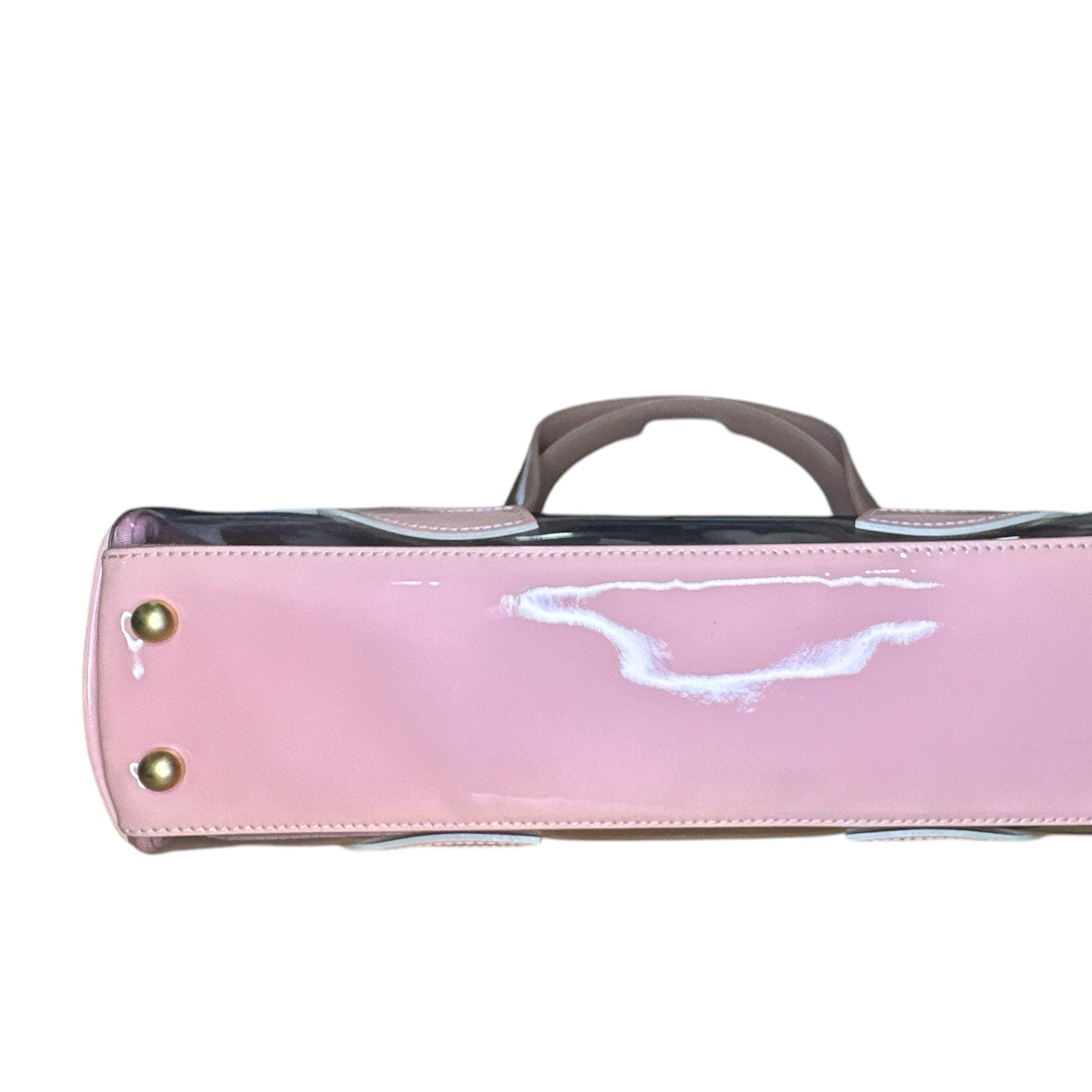 CHANEL 
Vinyl Patent CC Logo Beach Tote Pink - Clairely Amazing