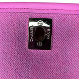 Chanel 21S Neon Pink Denim Small Messenger Bag - Clairely Amazing