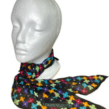 Louis Vuitton Silk Black Multicolor Scarf - Clairely Amazing